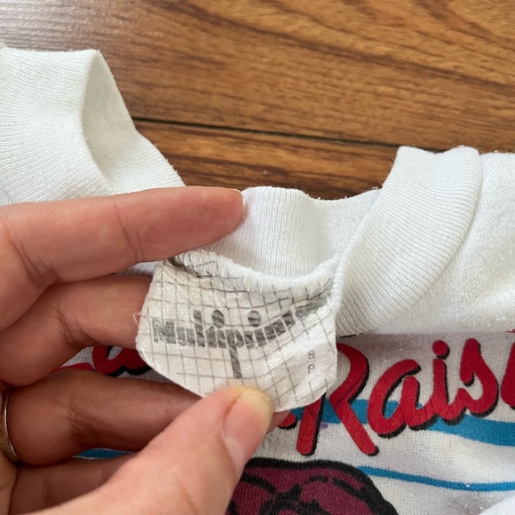 Vintage Kids White California Raisins Sweatshirt - Picture 5 of 8